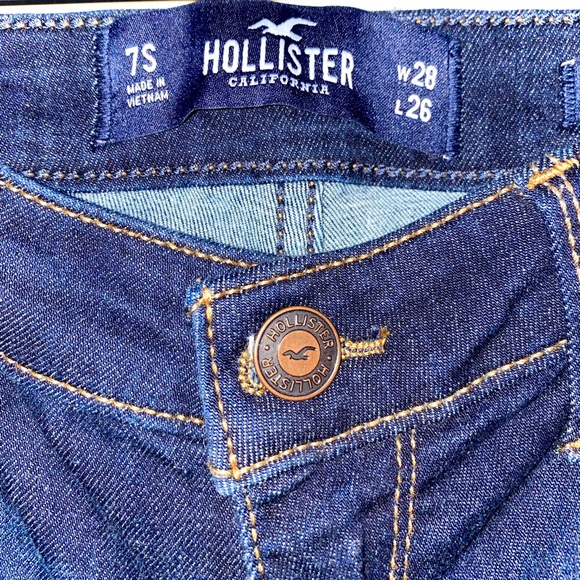 dark wash high rise jeans - Picture 2 of 2